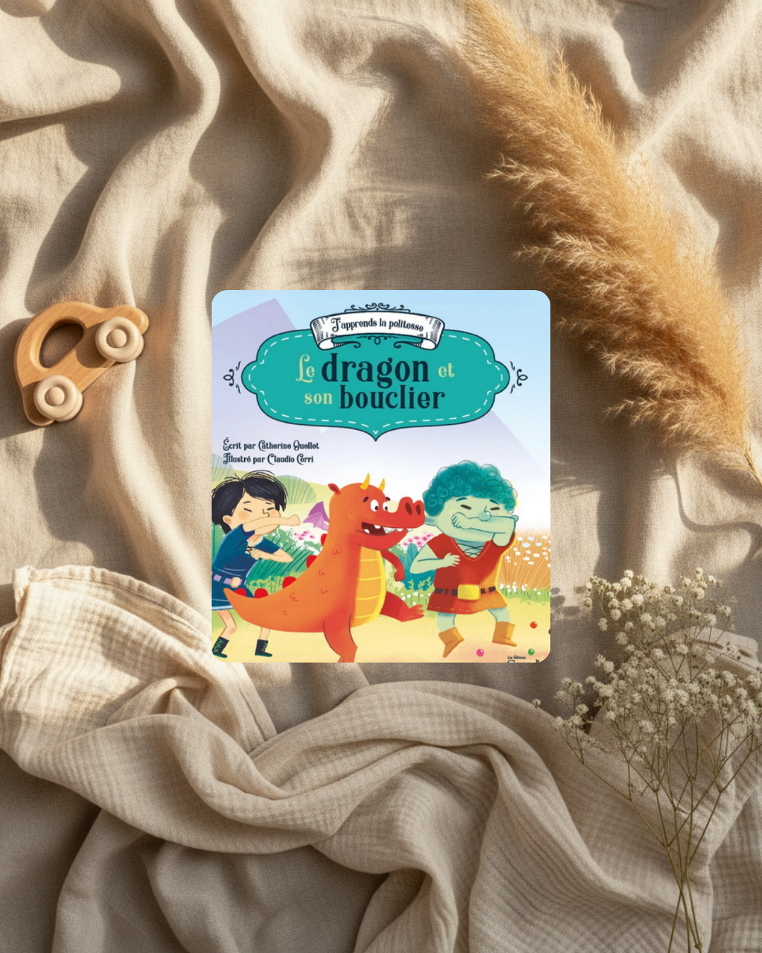 Livre - Le dragon et son bouclier - (français)
