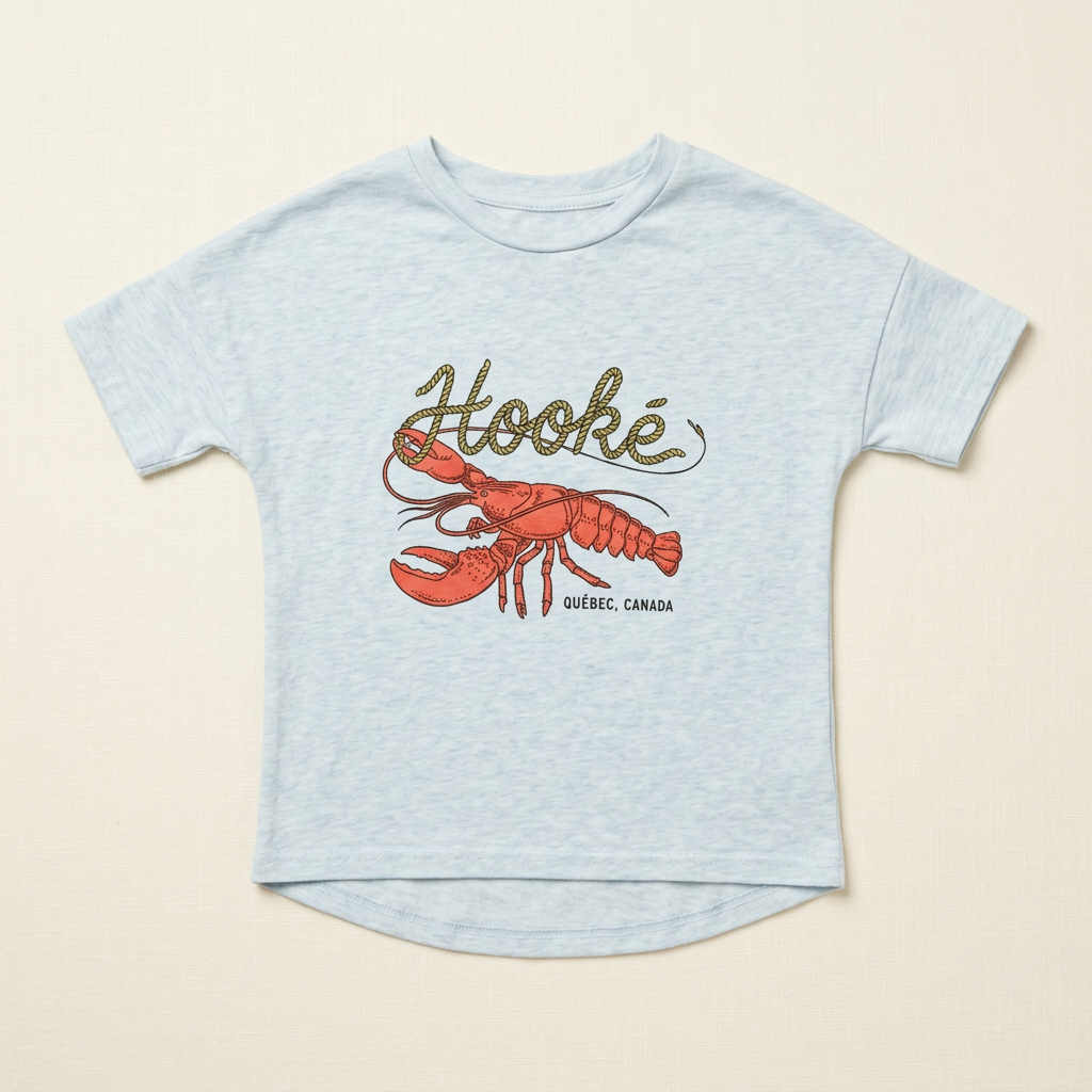 T-shirt Hooké 3 ans avec motif homard imprimé devant