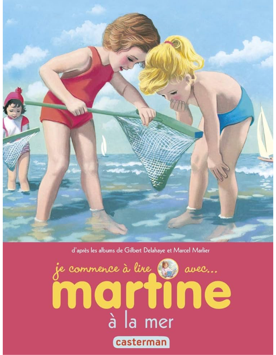 Je commence à lire avec Martine « à la plage ». (Français)