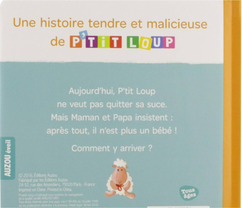 P’tit Loup veut sa suce (français)