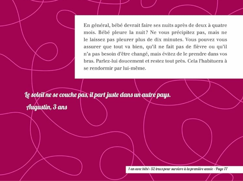 1 an avec bébé (français)