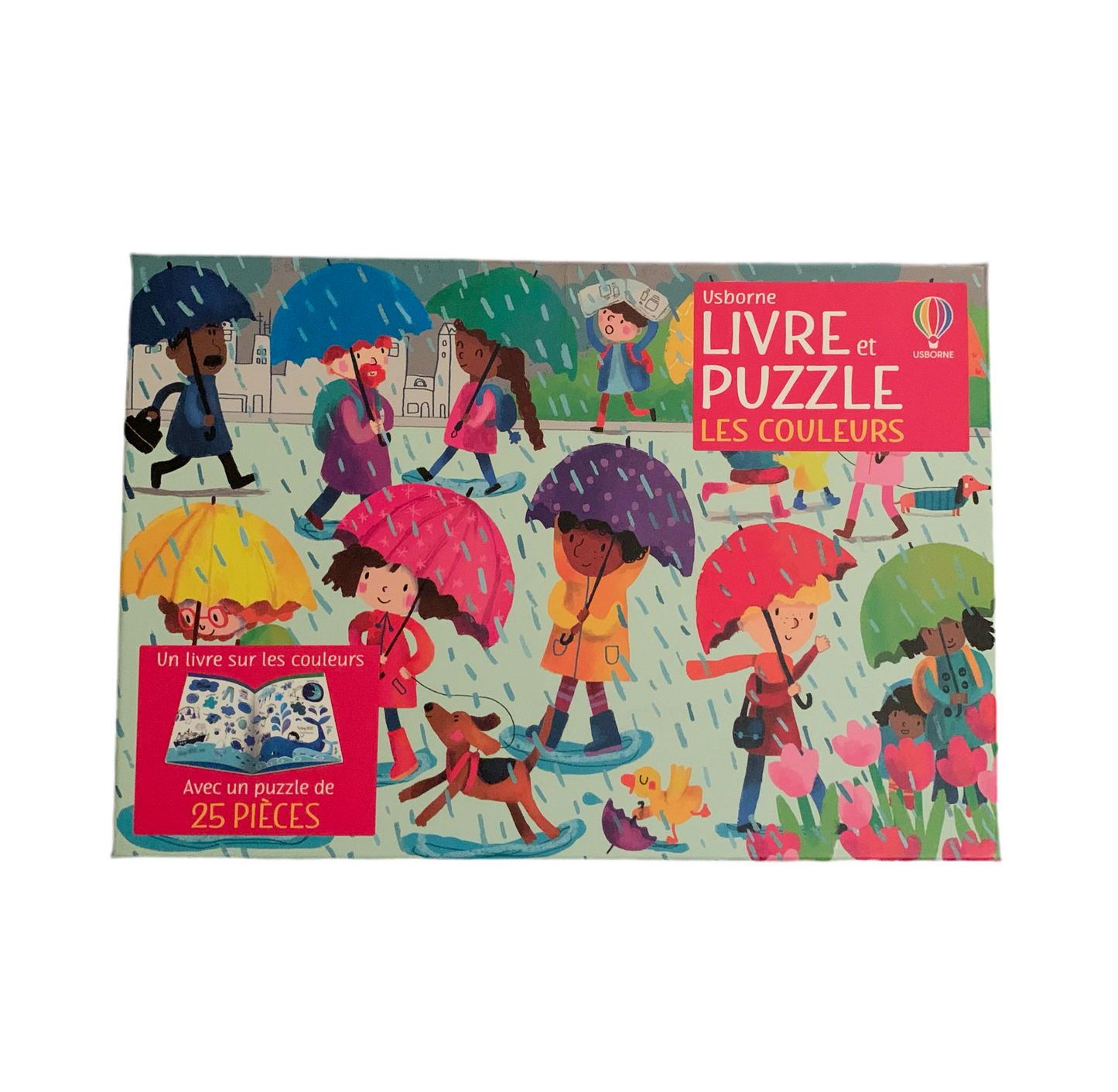 Usborne livre et casse-tête les couleurs * neuf* 6-8 ans