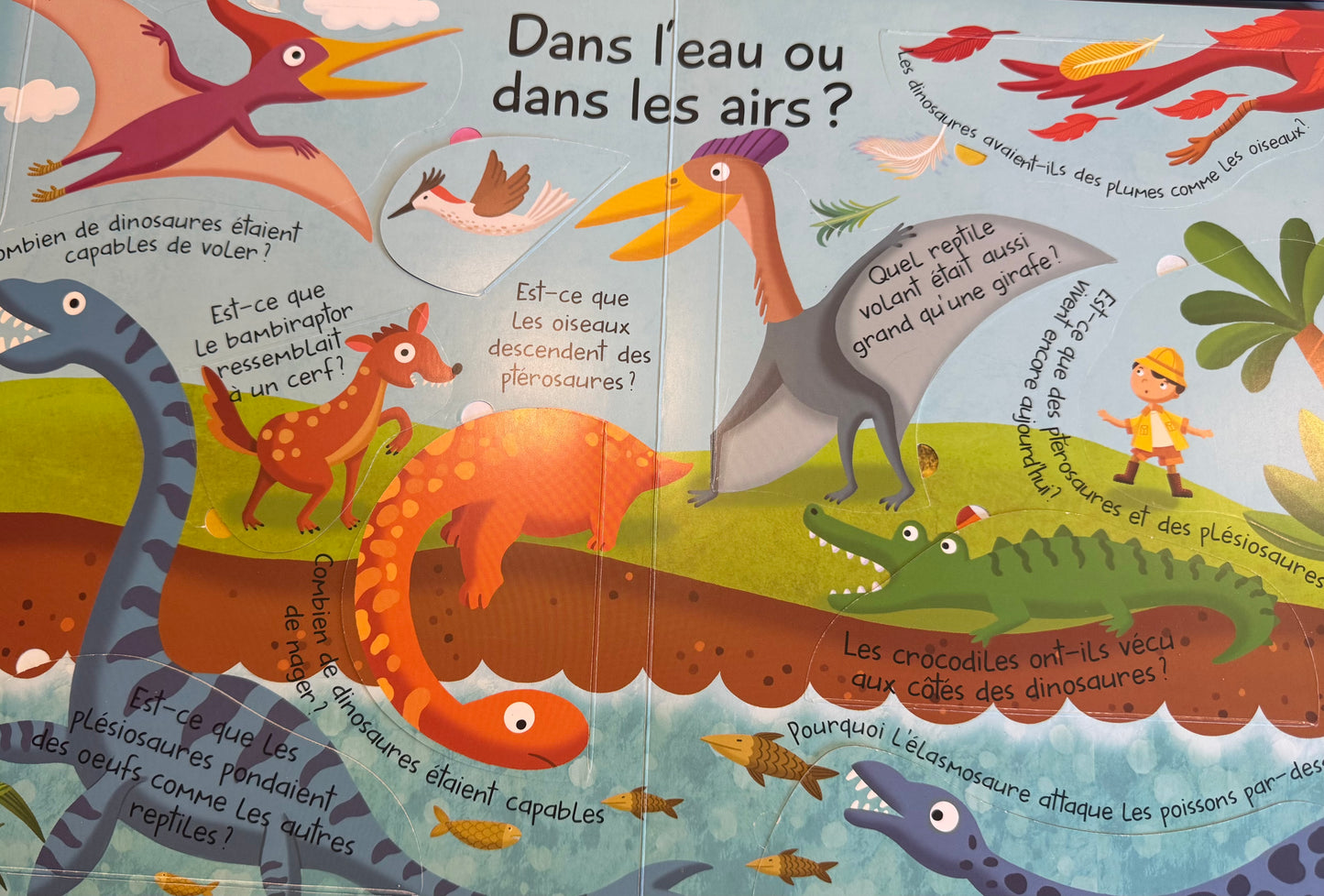 Livre - Mon grand livre de réponses Dinosaures- (français)