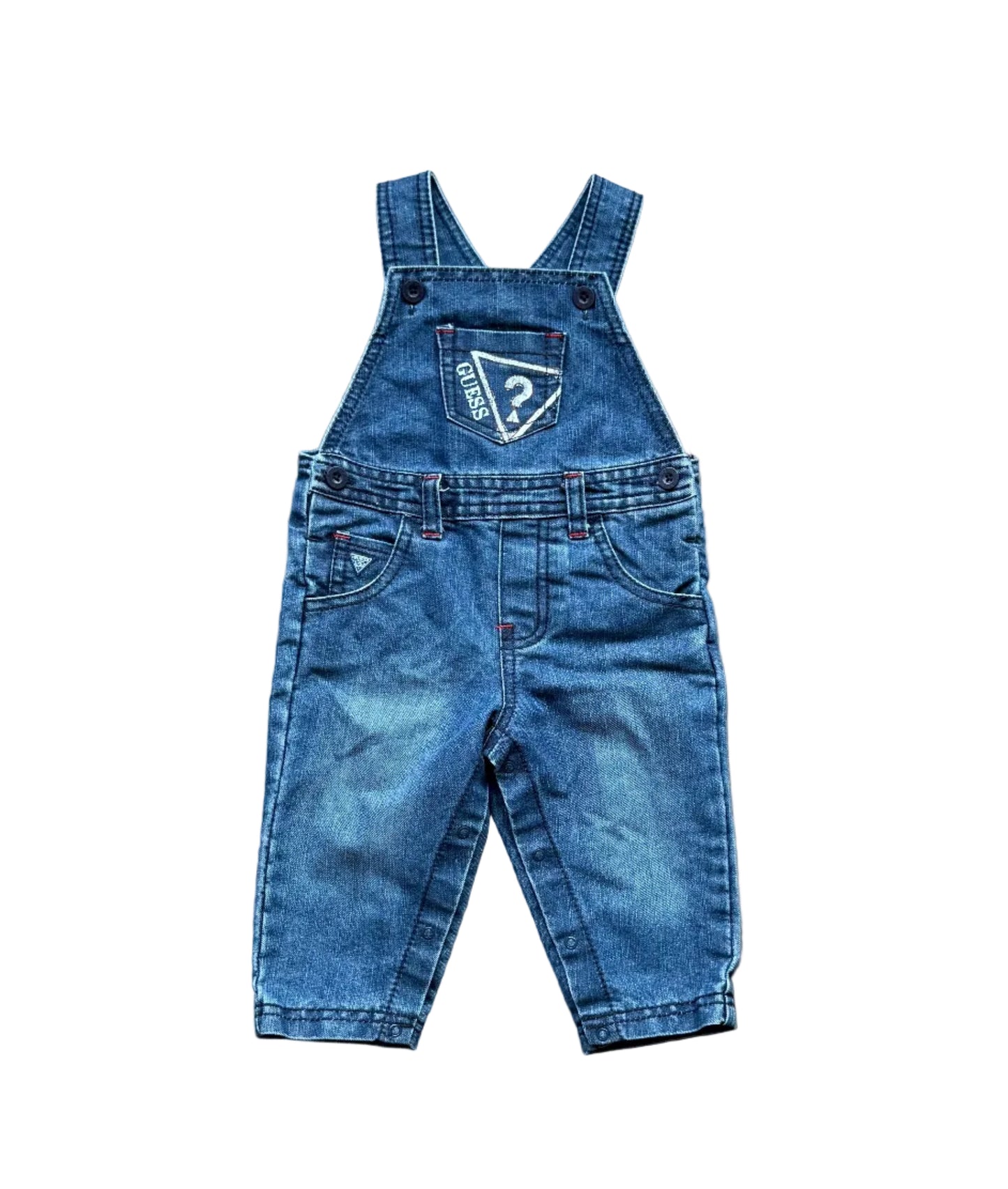 Salopette en jean Guess pour bébé 6-9 mois, bleu