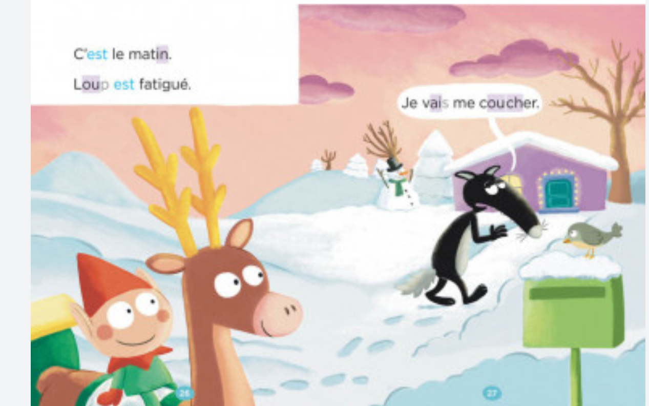 Mes premières lectures avec Loup « mission Noël » (français)
