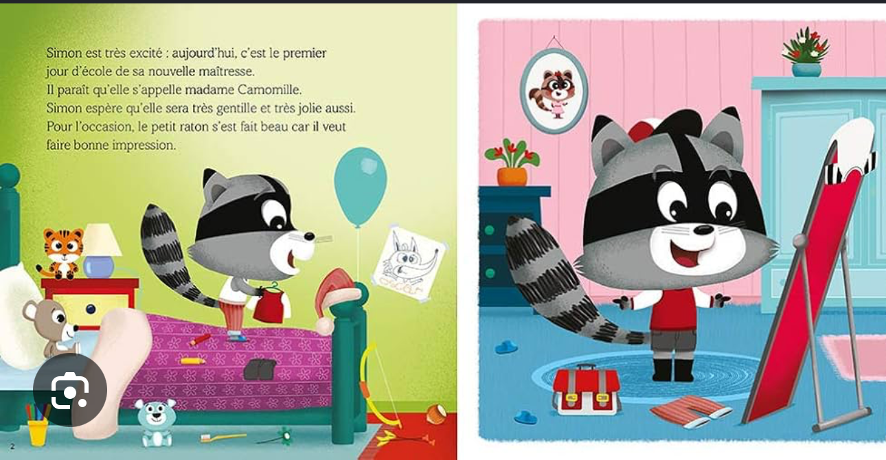 Livre - Simon à une nouvelle maîtresse - (français)