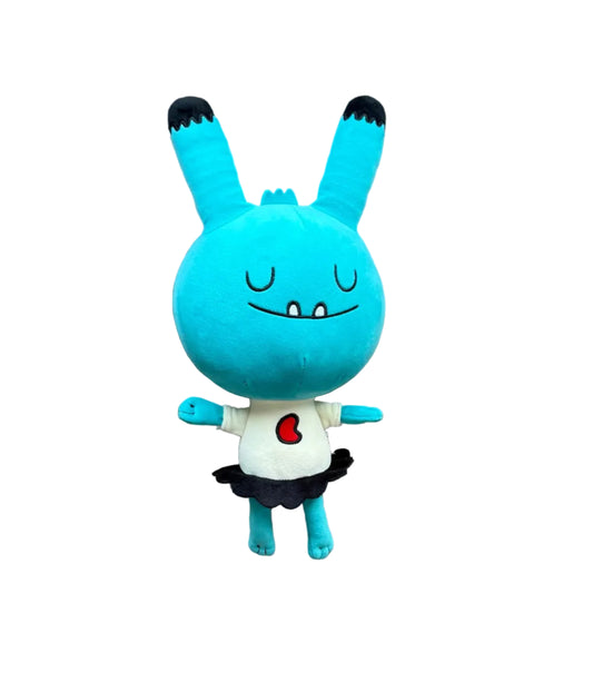 Dans un jardin « peluche monstre d’amour »