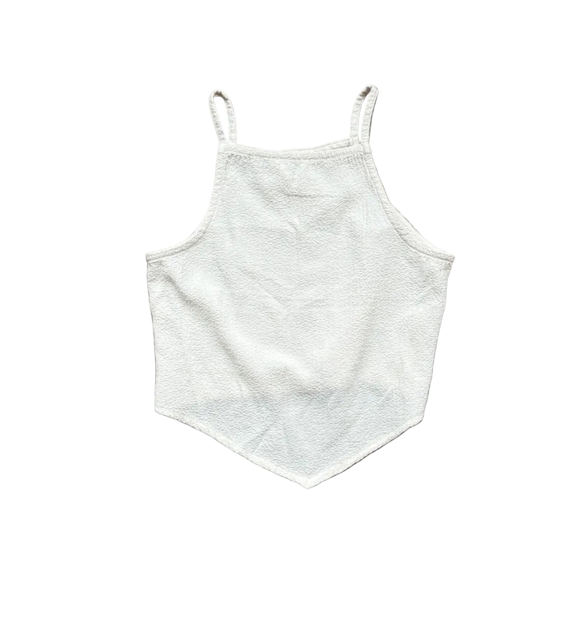 Camisole crème à bretelles fines, pour fille 8-9 ans