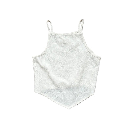 Camisole crème à bretelles fines, pour fille 8-9 ans