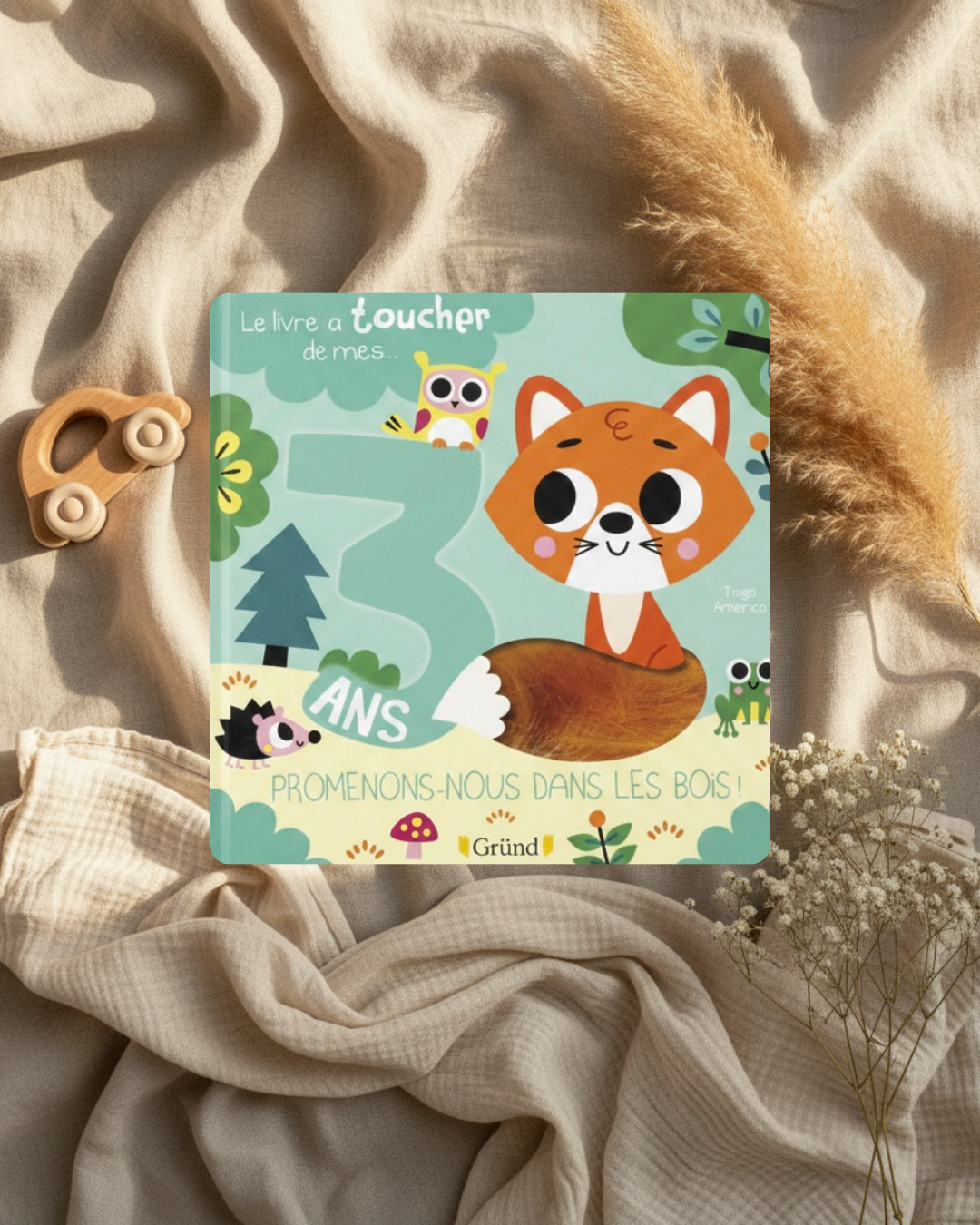 Livre- Livre à toucher de mes 3 ans - (français)