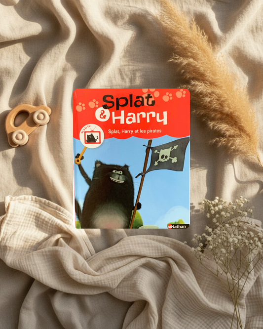 Livre - Splat & Harry « Splat, Harry et les pirates » (français) *Neuf*