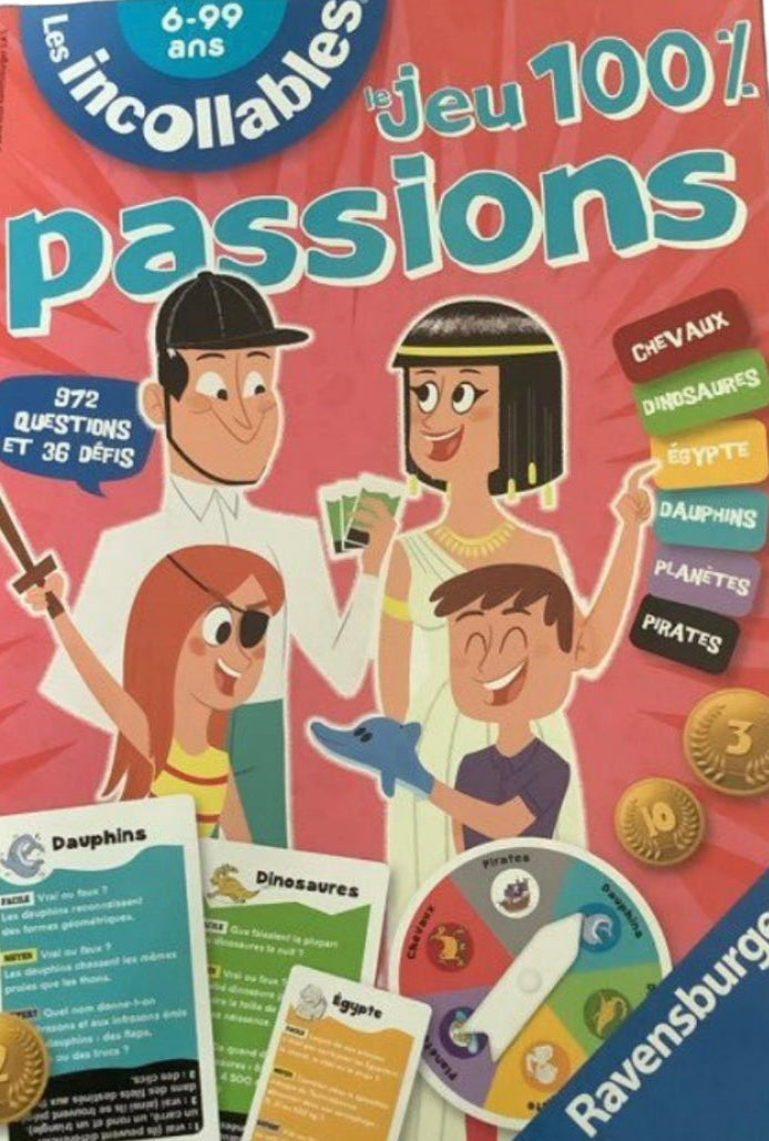 Le jeu 100 % passions