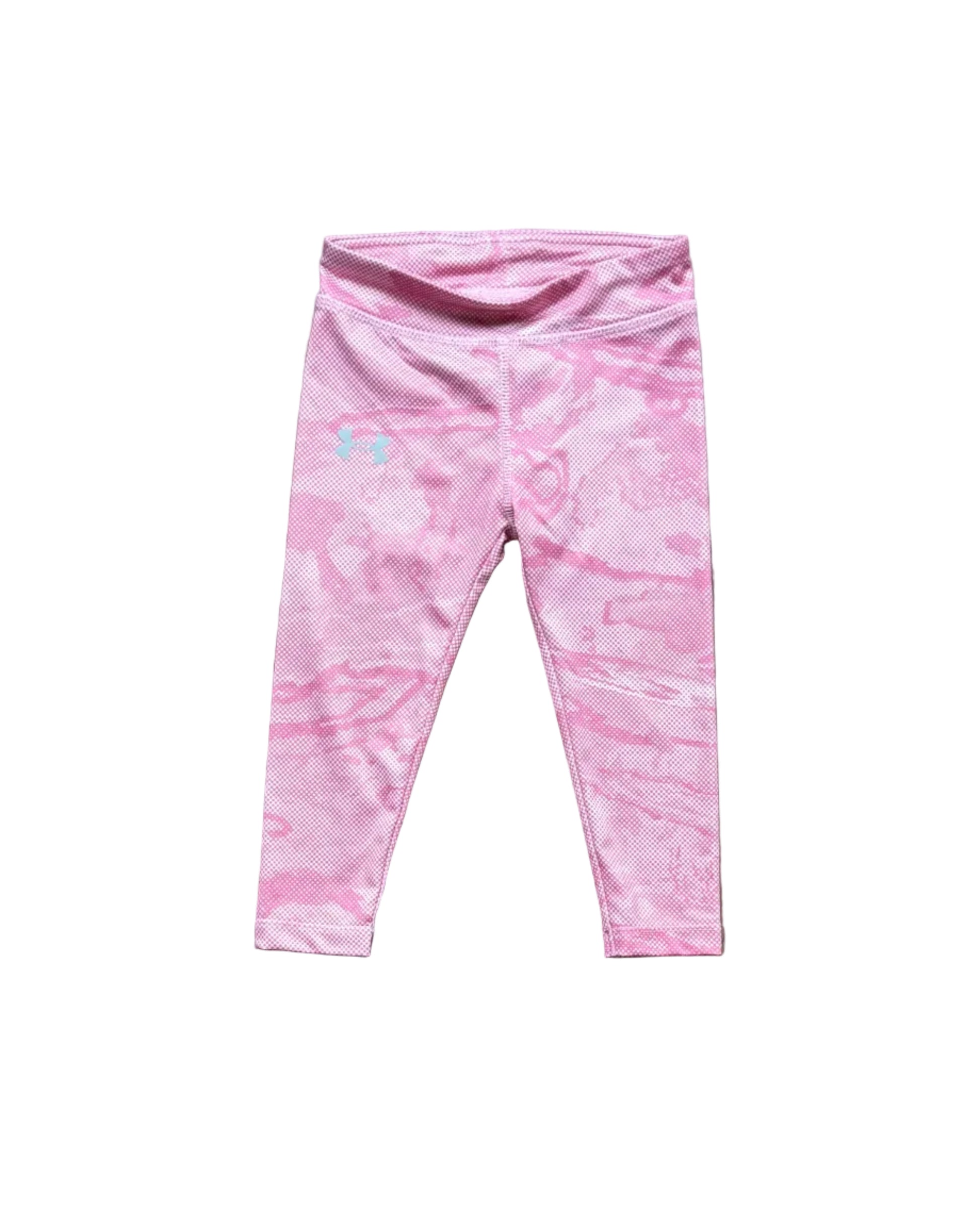 Legging Under Armour rose à motifs, taille 18 mois