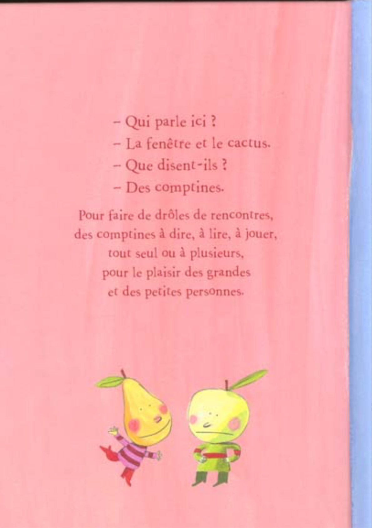 Où est la poire? Dans le pommier! (Français)