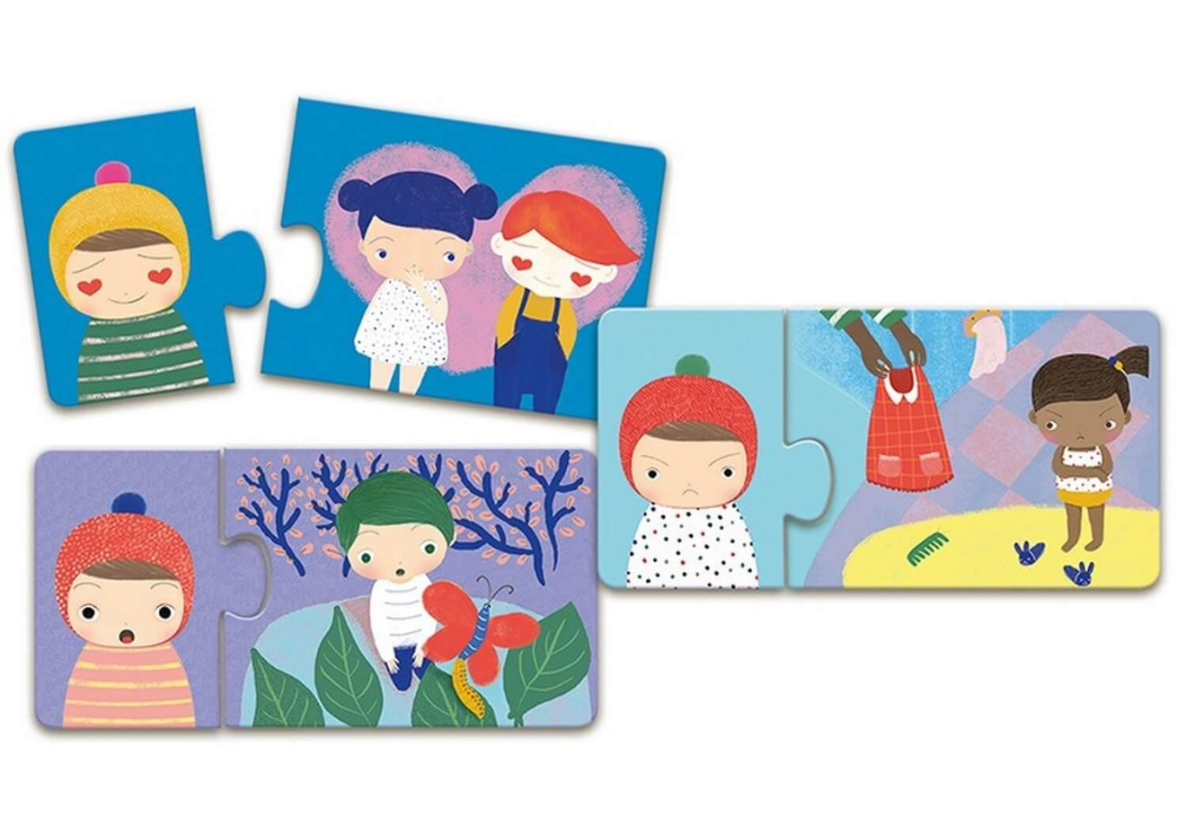 Djeco Puzzle Duo (émotions)