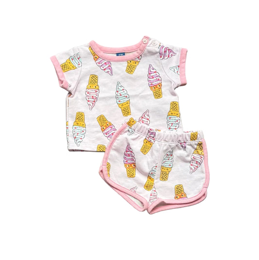 Ensemble 2 mcx - Old Navy - 0-3 mois
