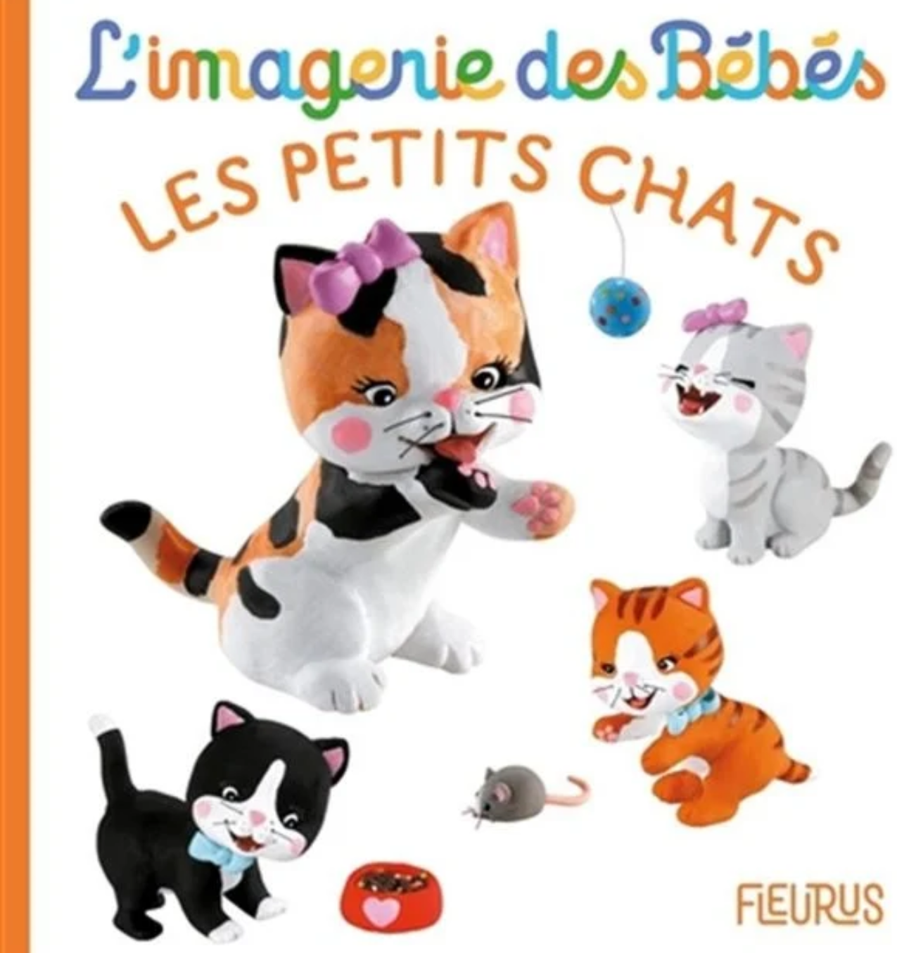 Livre l’imagerie Les petits chats, couverture avec chats illustrés