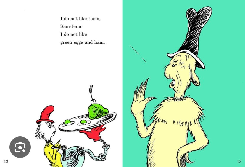 Dr.Seuss livre (anglais)