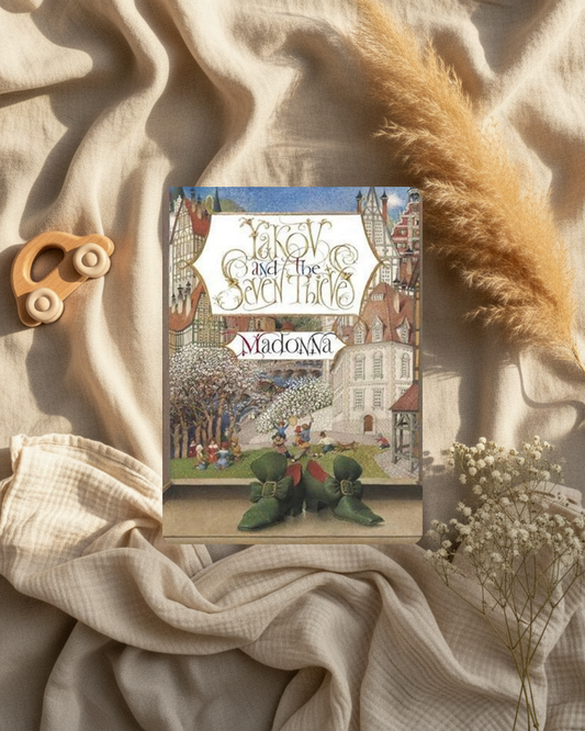 Livre illustré Yakov and the seven thieves (Madonna) à la couverture illustrée