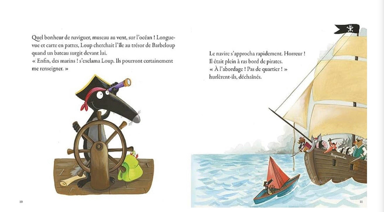 Livre - Le loup qui rêvait d’océan - (français)