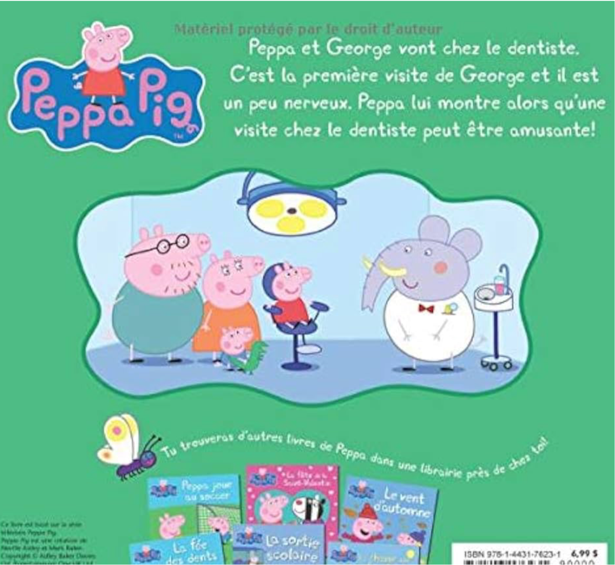 Peppa la visite chez le dentiste (Français) *Neuf*