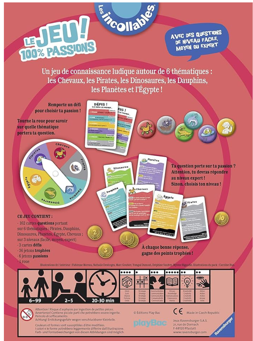 Le jeu 100 % passions