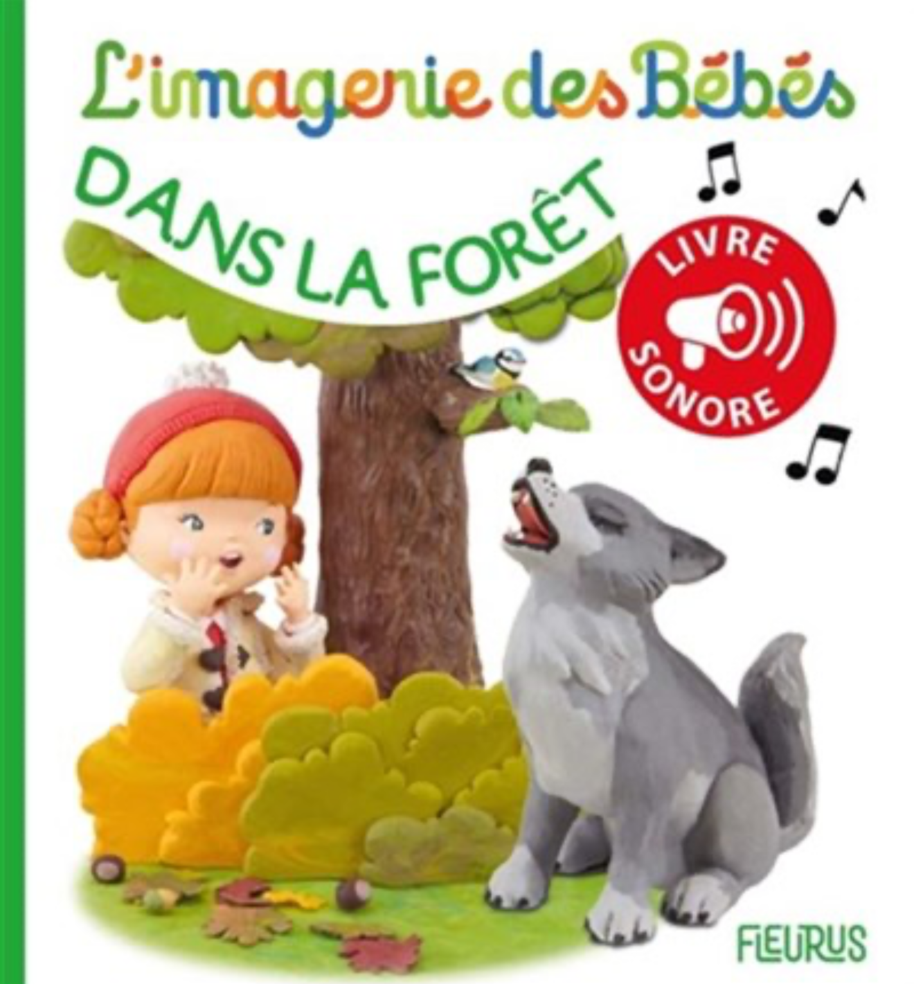Livre sonore pour bébés « Dans la forêt » avec imagerie