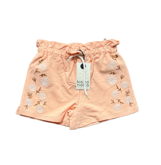 Short Koko Noko pêche 8 ans, imprimé fleuri, taille élastique avec cordon