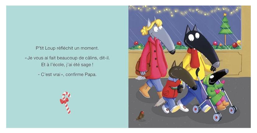 P’tit Loup attend le Père Noël (français) *Neuf*