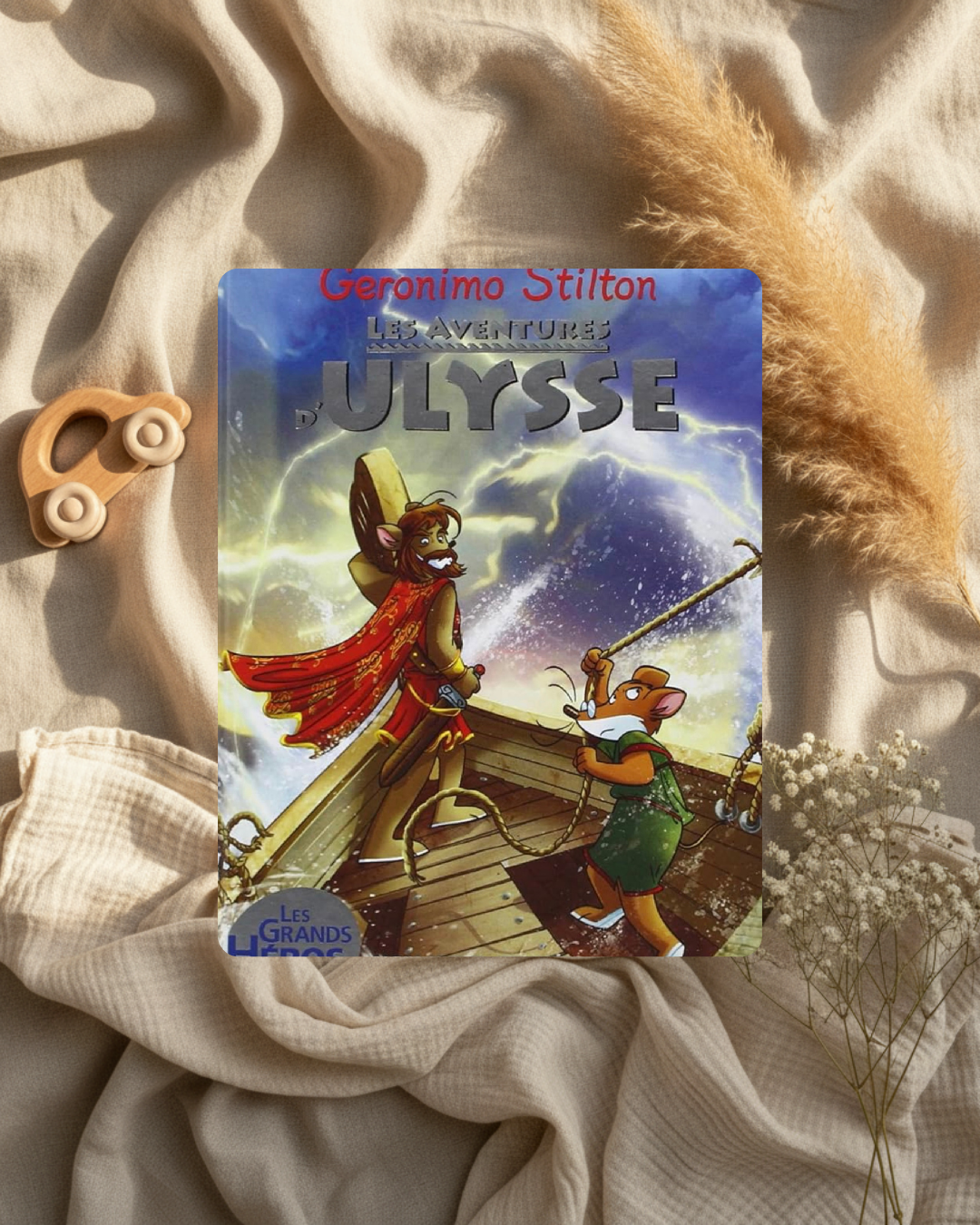 Livre pour enfants Geronimo Stilton « Ulysse » couverture illustrée