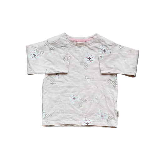 Chandail Souris Mini bébé 12-18 mois en coton crème à motifs multicolores
