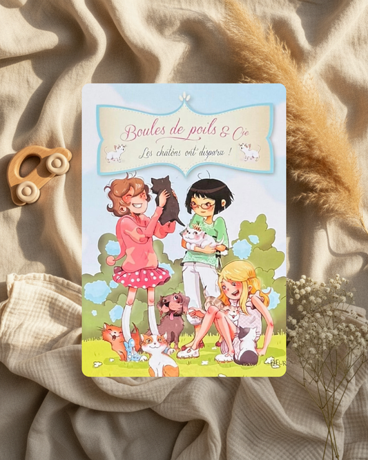 Livre -Boules de poils - « les chatons ont disparu » (francais)