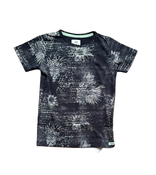 T-shirt enfant Koko Noko noir à imprimé feu d’artifice