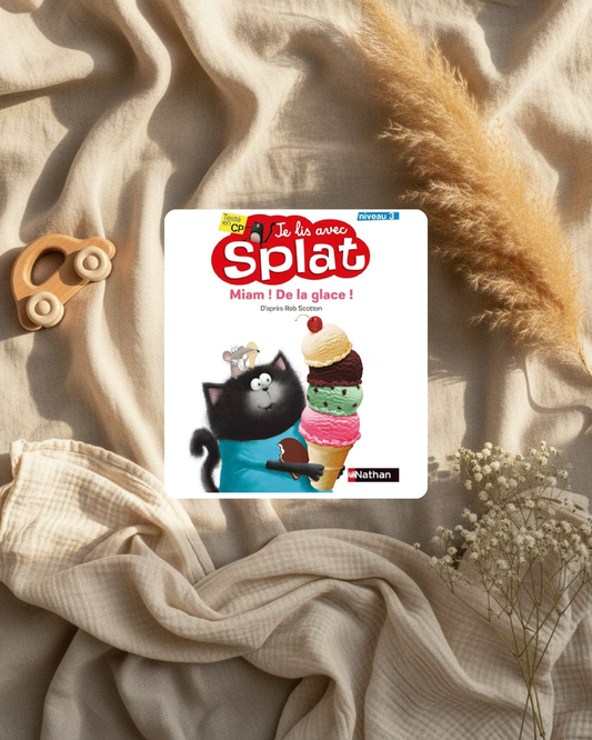 Livre - Splat « Miam! De la crème glace » - (français)