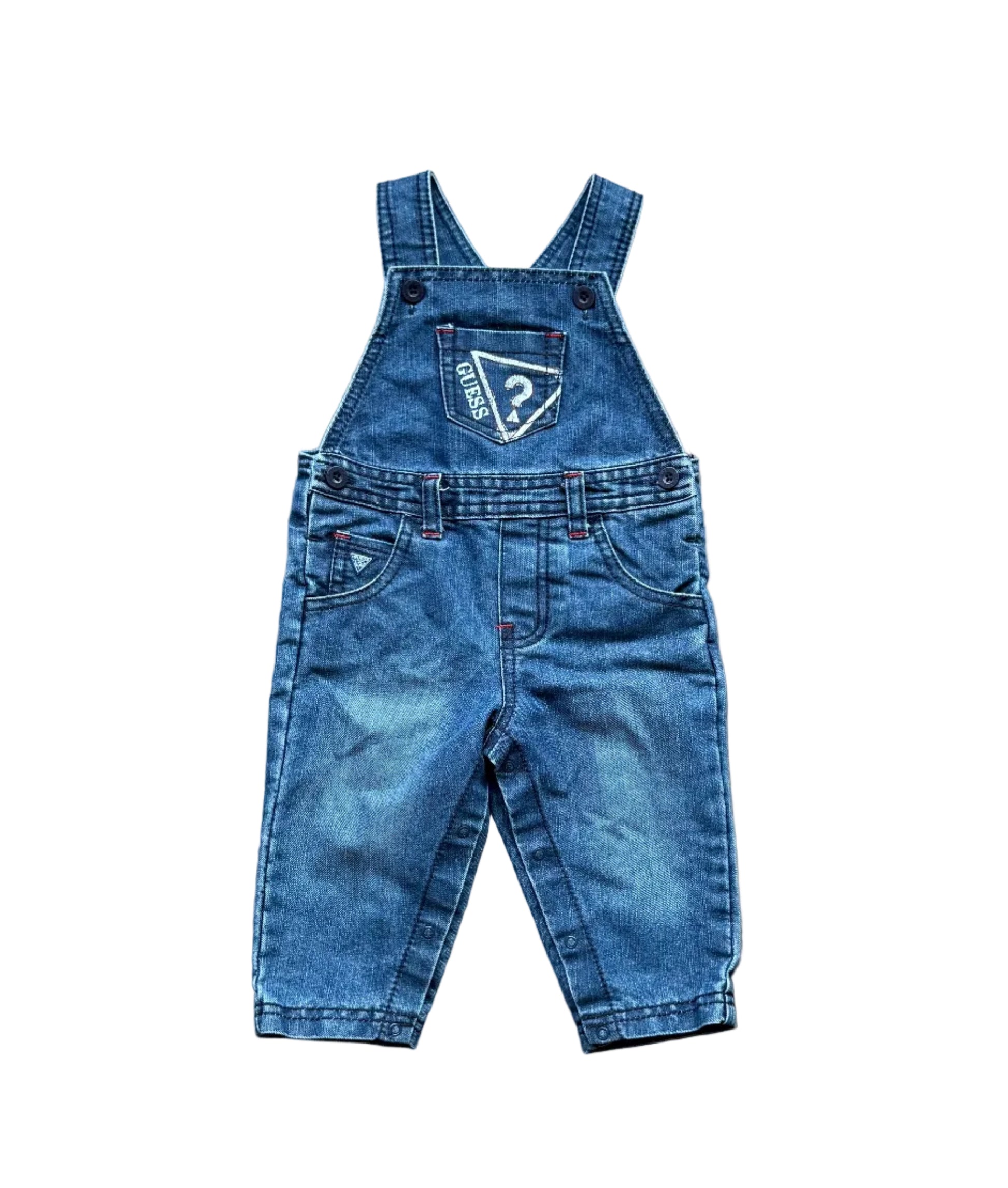 Salopette en jean Guess pour bébé 6-9 mois, bleu