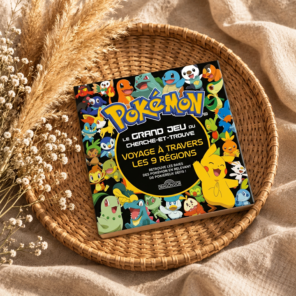 Boîte du jeu Pokémon « Le grand cherche et trouve »