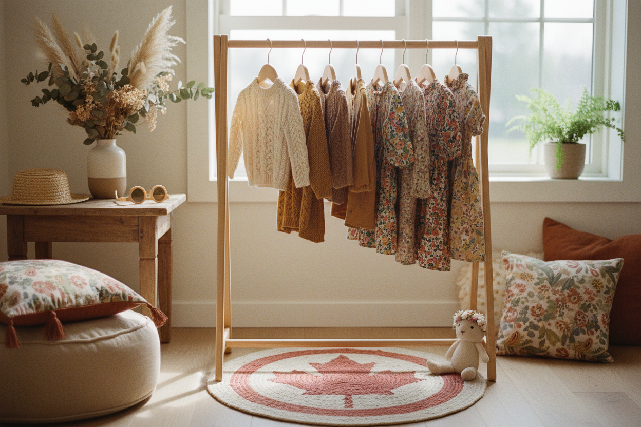 Vêtements fleuris avec toute petite lapine Jellycat